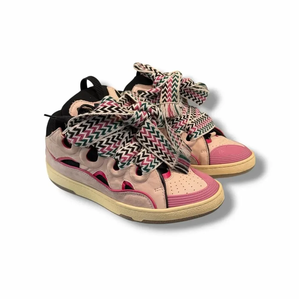 Lanvin Curb Sneaker in ‘Pink/Black’ | Size 42EU(9US)